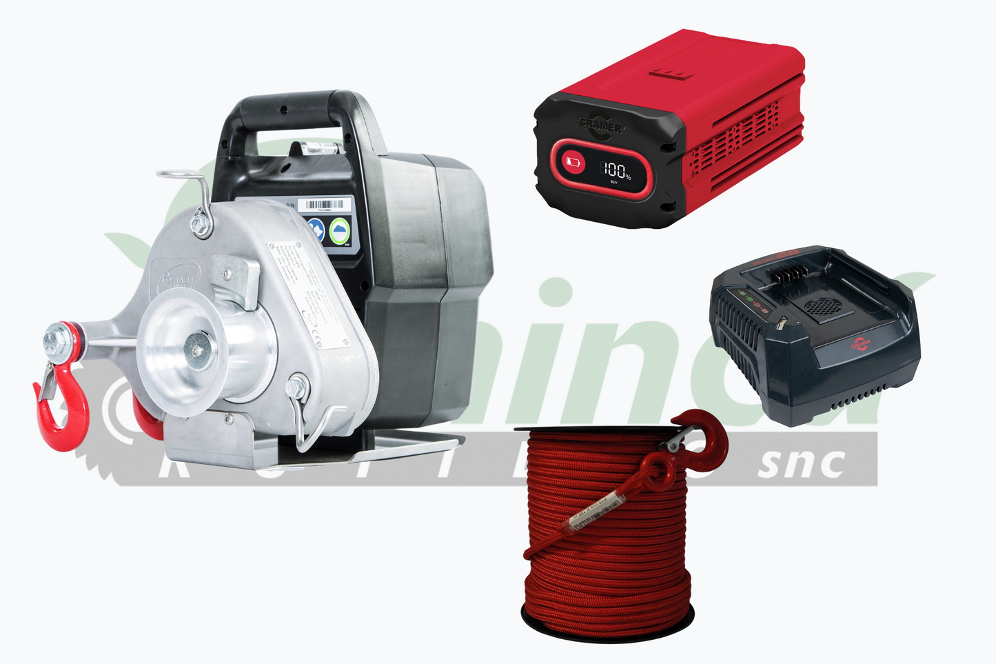 Verricello Portable winch a batteria