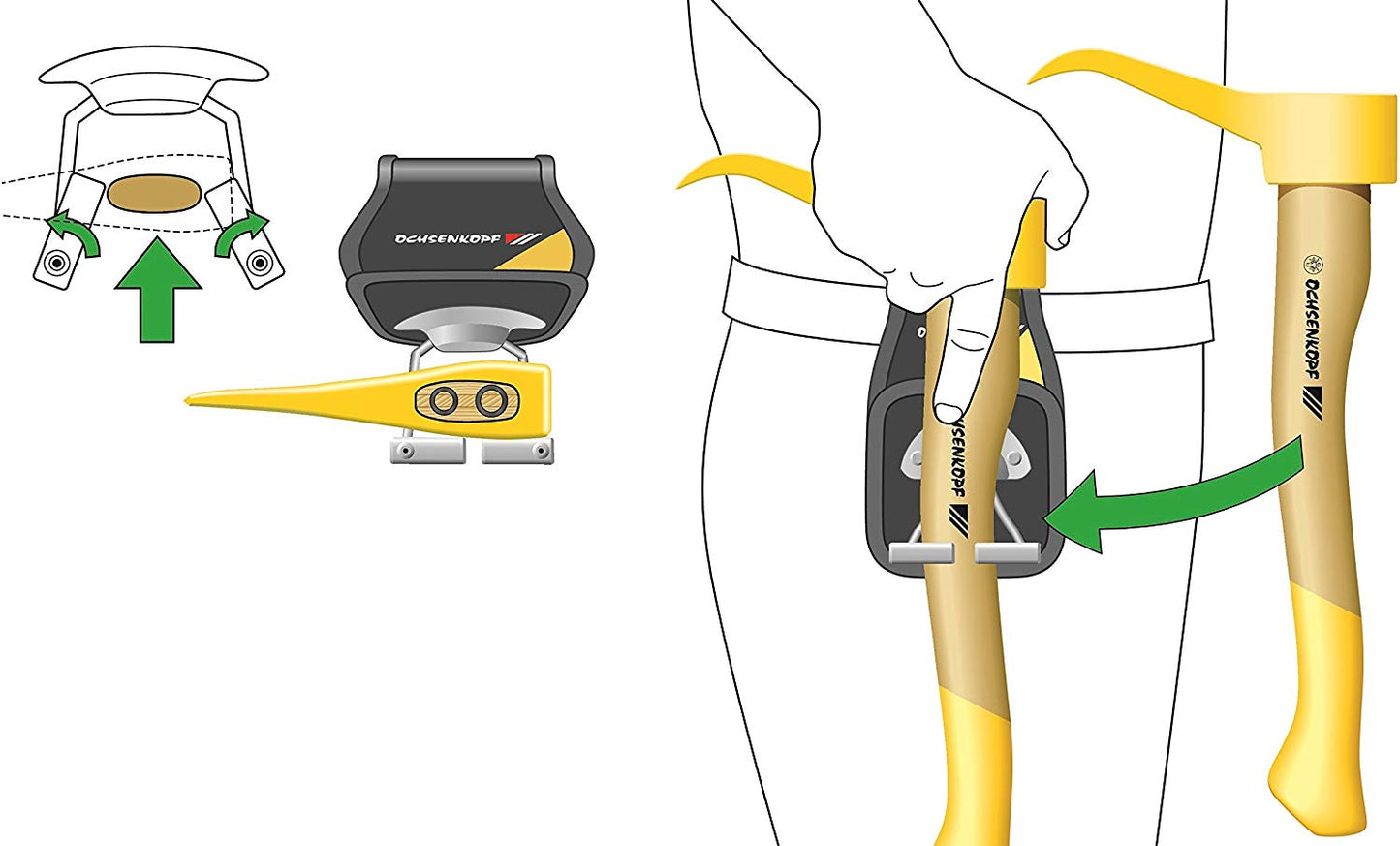 Support de sac à dos OchsenKopf