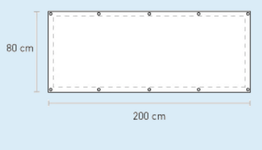 Bannière d'avertissement travaux forestiers 200X80