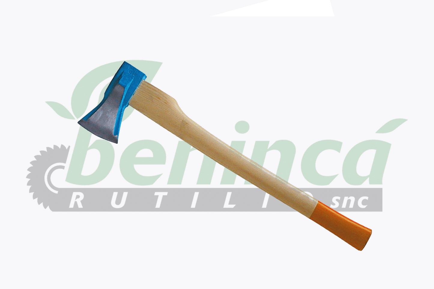 Log splitting mallet with ash handle