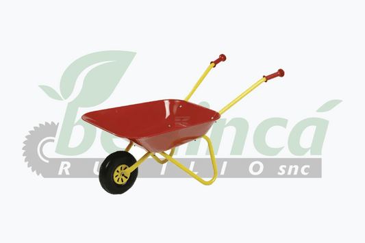 Metal wheelbarrow for children