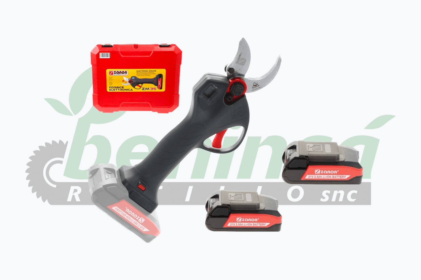 Zanon ZM 35 scissors + 2 batteries