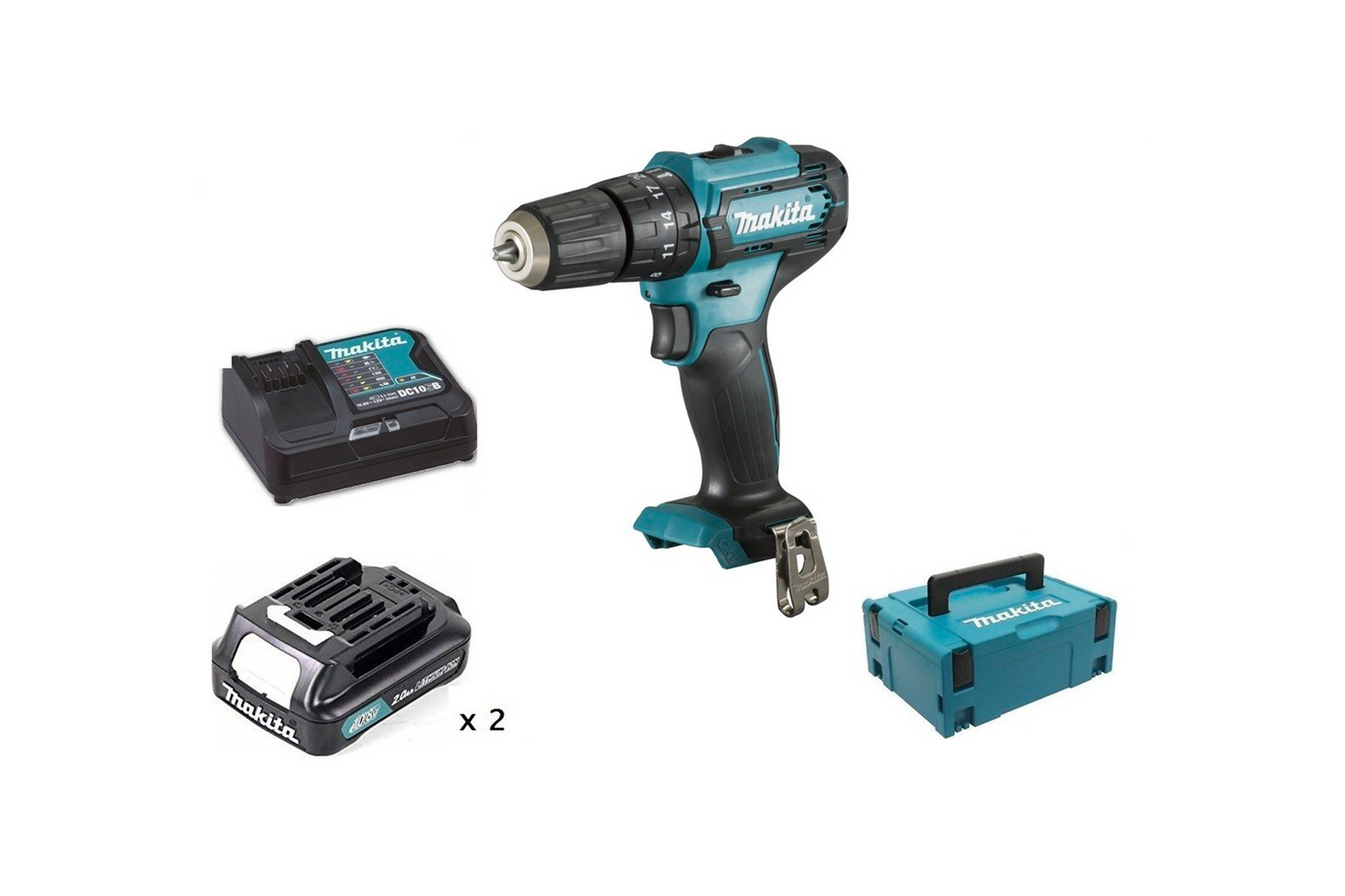 Makita HP333DSAJ Perceuse-visseuse 12 V 